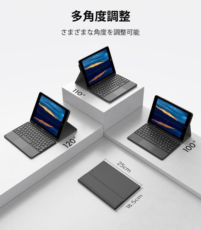 Earto iPad 9世代 8世代 7世代 キーボードJIS基準日本語配列 iPad 10.2