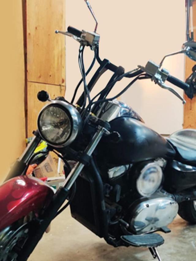 HDBUBALUS オートバイ プルバック 10インチ ハンドルバー ライザー クランプ 1インチ 1.25インチ ハーレー ダイナ ツーリング ソフテイル_6
