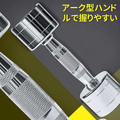 ダンベル 家庭用ダンベル スチール製 2個セット1kg/2kg/3kg/4kg