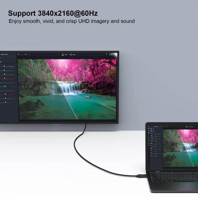 BENFEI 10個 1.8m DisplayPort-DisplayPort ケーブル 4K @ 60Hz、2K @ 144Hz DP-DPオス-オスケーブル 、金メッキコード、をサポートし、Lの通販は