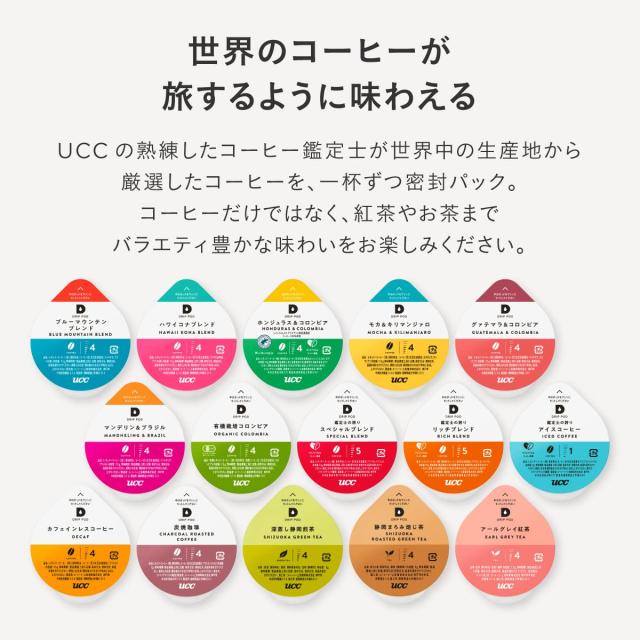 UCC ドリップポッド カプセル式コーヒーマシン EC DP03クールグレー(H) + テイスティングキット15P 【コーヒーメーカー】 【ギフト】【中_4