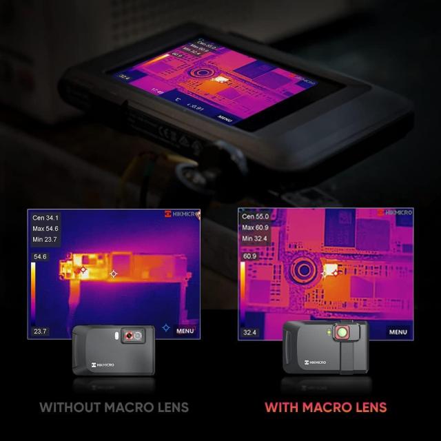 HIKMICRO サーモグラフィー用マクロレンズ、0.12X、 Pocket1、Pocket2、PocketC用 HIKMICRO サーモグラフィー用マクロレンズ、0.12X、 Pocket1、Pocket2、PocketC用