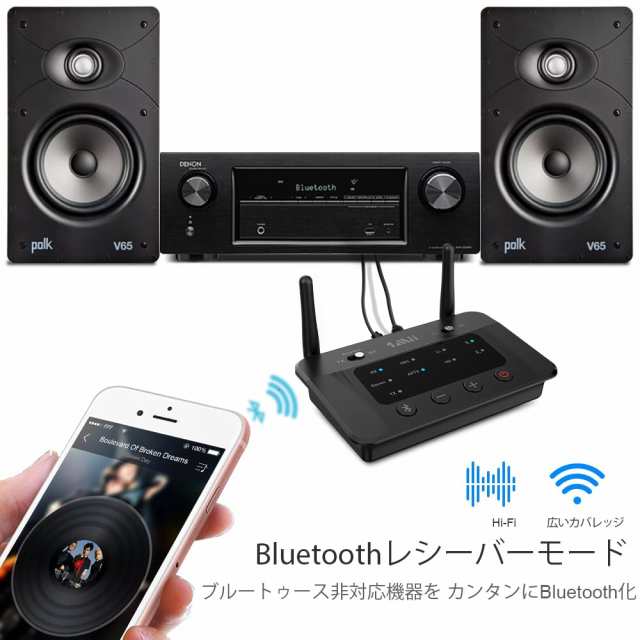 1Mii Bluetooth トランスミッター オーディオ レシーバー ブルートゥース 5.3 送受信機 、テレビ アンプ 用、aux 光デジタル  RCA USB aacの通販はau PAY マーケット - Litlulu Meena | au PAY マーケット－通販サイト