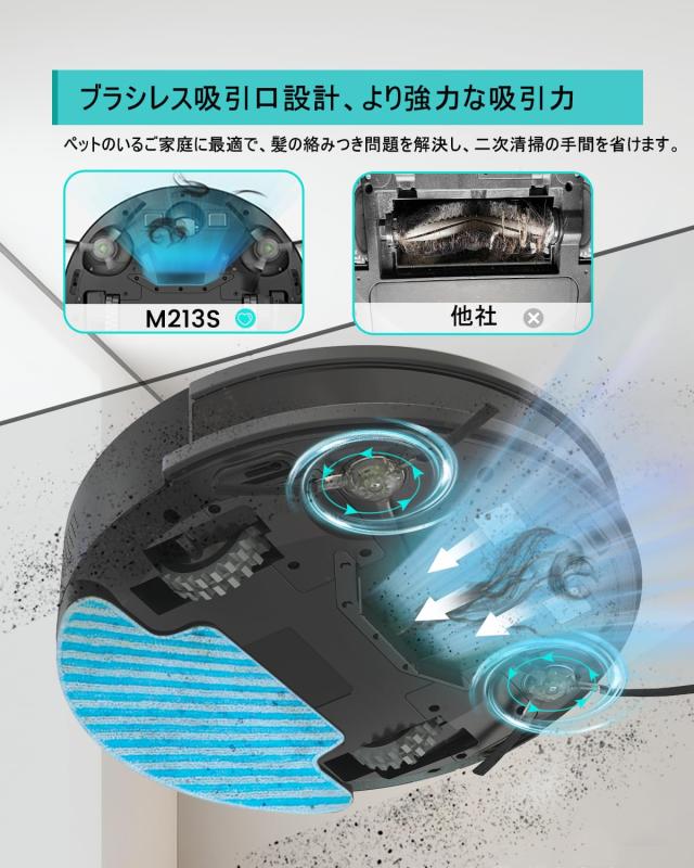 Lefant ロボット掃除機 3200Pa 強力吸引 お掃除 クリーナー 水拭き両用 音量調節 静音 120分間 WiFi App対応 リモコン遠隔操作 自動充電 Lefant ロボット掃除機 3200Pa 強力吸引 お掃除 クリーナー 水拭き両用
