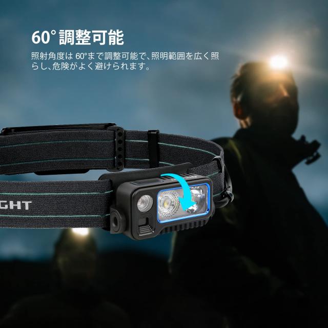 OLIGHT(オーライト) Array 2 Pro ヘッドライト ledライト1500ルーメン