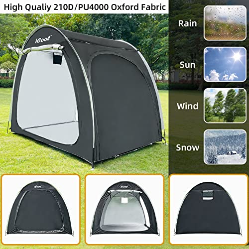 iCool アウトドアバイクカバー 収納小屋テント アウトドアバイク収納