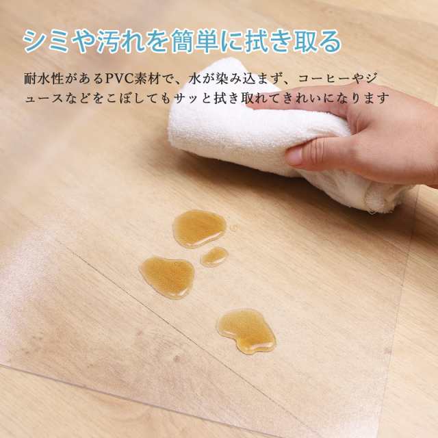 デスクごとチェアマット ゲーミングチェアマット 床保護マット 120×150cm ピッタリサイズ SALLOUS ずれない 透明 PVC厚み1.5mm SGS認証の通販は デスクごとチェアマット ゲーミングチェアマット 床保護マット 120×150cm ピッタリサイズ SALLOUS ずれない 透明 PVC厚み1.5mm SGS認証の通販は