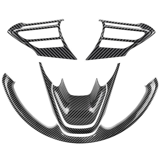 YOFAMO 適用トヨタ 新型 シエンタ(SIENTA) MXPC10G MXPL10G MXPL15G 10系(2022年8月~現行)ステアリングホイールボタンフレームトリム ス_3