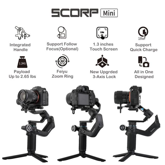 MOVCAM カメラスタビライザー　パーツ ミラーレスカメラスタビライザー、スマートフォン&Gopro ジンバル