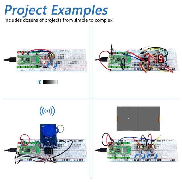 Freenove Ultimate Starter Kit for Raspberry Pi Pico W MicroPython C Java 119プロジェクト