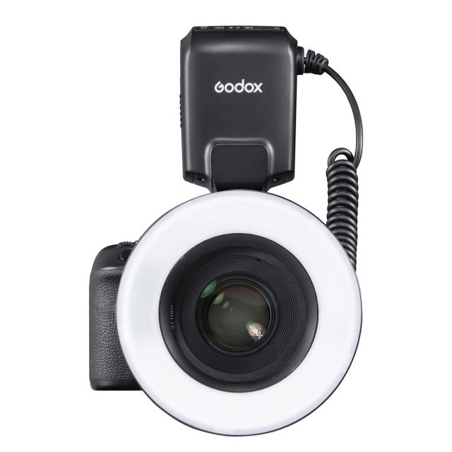 Godox ML-150II マクロ LED リング フラッシュ スピードライト GN12 0.1-2s リサイクル時間 5800K±200K ソニー キャノン ニコン 富士 オ_1