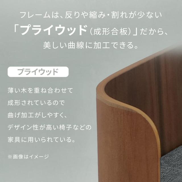 アイリスオーヤマ 猫 ベッド 犬 ベッド プライウッド スクエアペットベッド インテリア PW-SPB49 ウォールナット_2