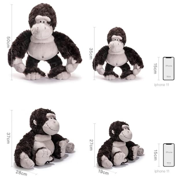 ゴリラ ぬいぐるみ チンパンジー 35cm 猿 動物 大きい 昼寝まくら