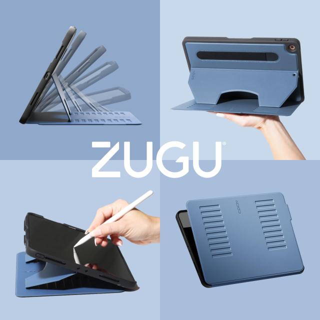 ZUGU iPad 第10世代 ケース (2022) 10.9インチ 極薄 落下衝撃保護 ８段階 スタンド 機能 オートスリープ ペンホルダー スマートカバー (i