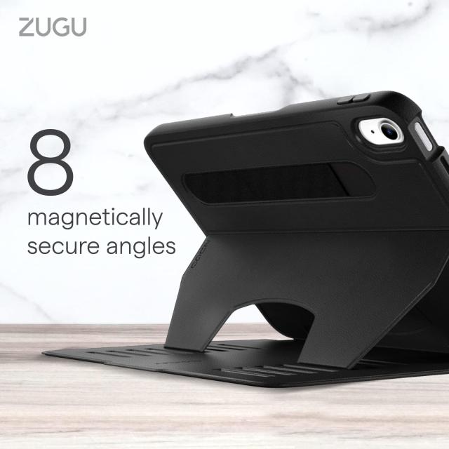 ZUGU iPad 第10世代 ケース (2022) 10.9インチ 極薄 落下衝撃保護 ８段階 スタンド 機能 オートスリープ ペン