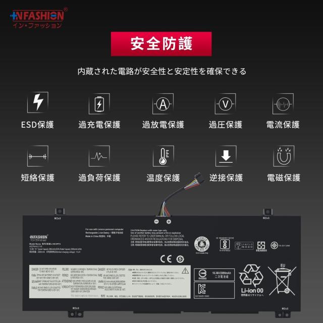 【In Fashion】レノボLenovo対応 IdeaPad L18C4PF3 C340-14API C340-14IWL IdeaPad C340-14API l18c4pf3 PC 【15.36V・2964mAh】 互換 バの通販は