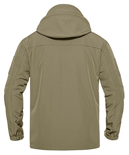 KEFITEVD] タクティカルジャケット 大きいサイズ サバゲー 撥水