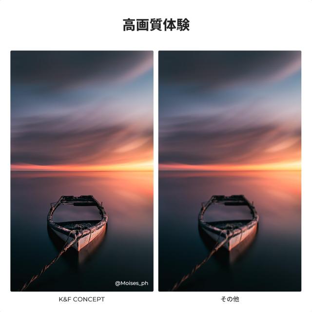 K＆F Concept 77mm 磁気アダプターリング+GND8+ND8+ND64+ND1000 5点セット NDフィルター ハーフNDフィルター 磁気吸着 装着便利 フィルタ_4