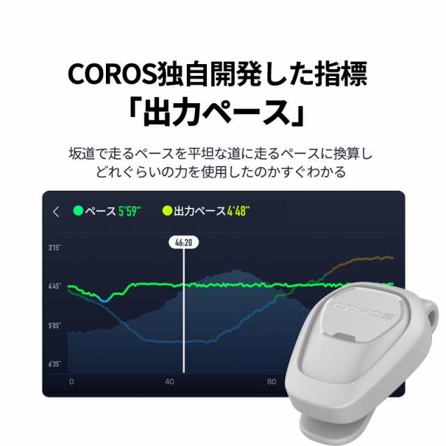 COROS（カロス）POD 2 モーションセンサー ランニングフォーム解析デバイス ランニングセンサー COROSウォッチ対応【日本正規品】の通販は
