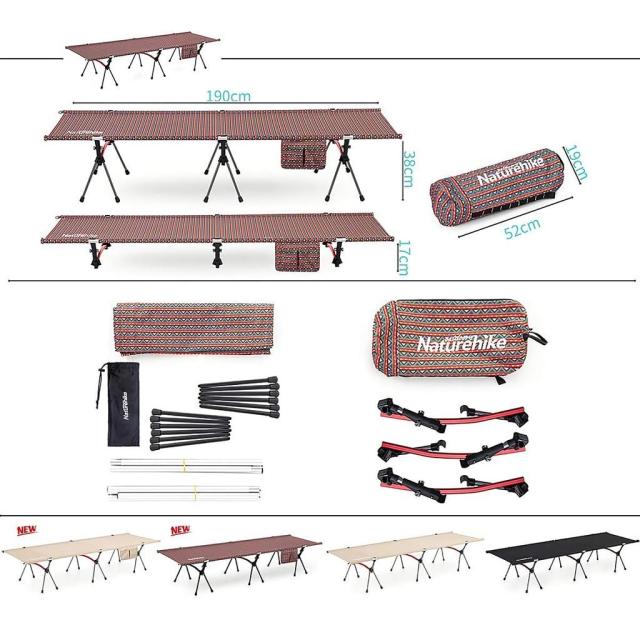 Naturehike アップグレード アルミ ベッド 折畳キャンプコット