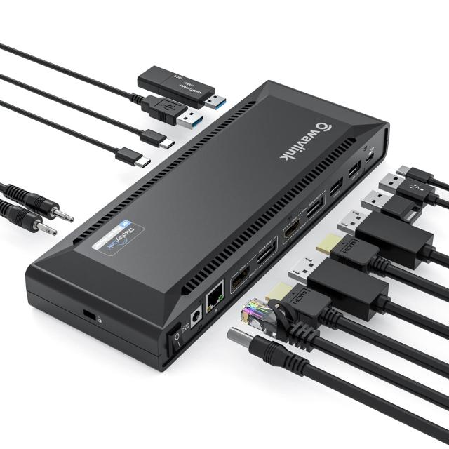 WAVLINK USB-C シングル5K 100Wドッキングステーション Amazon.co.jp
