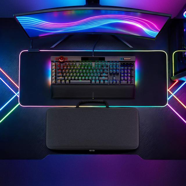 Geekria フルサイズ キーボードケース ハードシェル トラベルキャリーバッグ 104~108 キー コンピューター メカニカル ゲーミング キーボ_5