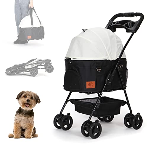 Aikenn分離式 ペットカート 4輪360°回転 折りたたみ 犬用