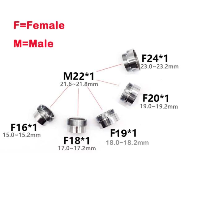 2 個水道水フィルター蛇口アダプター、真鍮の蛇口エアレーター