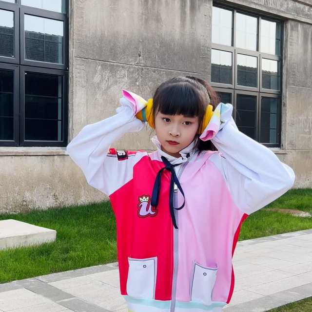 LHMQ] ワンピース ウタ コスプレ パーカー ヘッドホン 付き 子供 服