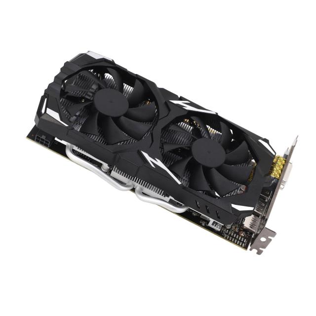 Vbestlife RX580 ゲーミング グラフィックス カード、8GB 256bit GDDR5、PCI Express 3.0 x16、HDMI/DVI/DP、デュアル冷却ファン、60Hz 4_3