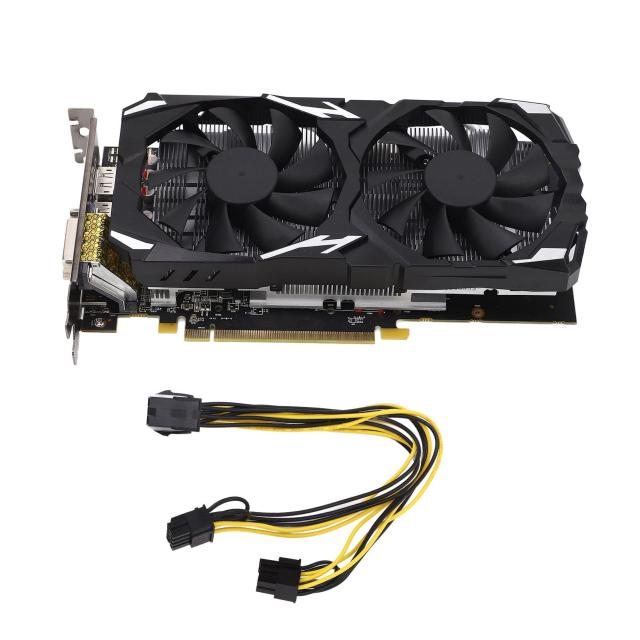 Vbestlife RX580 ゲーミング グラフィックス カード、8GB 256bit GDDR5、PCI Express 3.0 x16、HDMI/DVI/DP、デュアル冷却ファン、60Hz 4_4