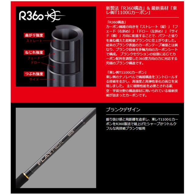 メジャークラフト キャスティングロッド フラットレック 5G