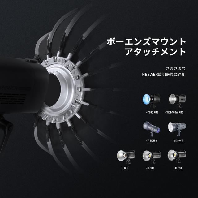 NEEWER 65cmソフトボックス ライトボックス クイックセットアップ