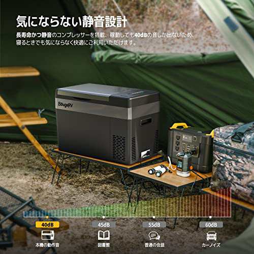 BougeRV 車載用冷蔵庫 28L -22℃〜10℃ コンプレッサー式 DC12V/24V 急速冷凍 省エネ 45W ポータブル冷蔵庫 家庭用 車載用  冷蔵冷凍庫 車の通販はau PAY マーケット - アブソリュート au PAY マーケット店 | au PAY マーケット－通販サイト