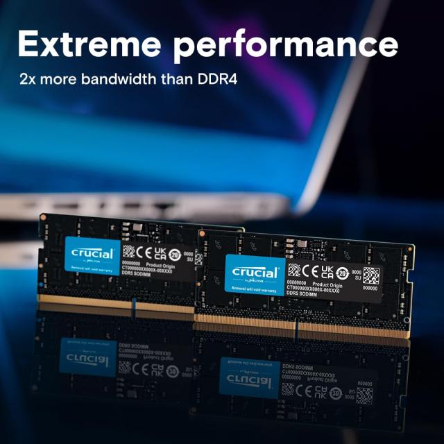 crucial 16GB DDR5-5600 SODIMM CL46(16Gbit) CT16G56C46S5_1