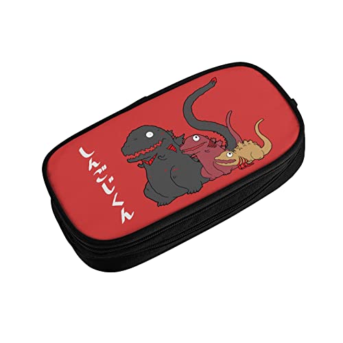 ゴジラ ペンケース 大容量 筆箱 多機能 おしゃれ ペンポーチ 男の子  