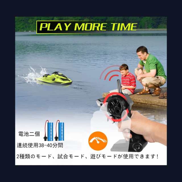 OBEST ラジコンボートおもちゃ mini ラジコン 船 ボート 二重