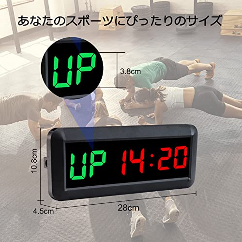 送料無料Jhering スポーツタイマー 得点板 トレーニング タイマー ストップウォッチ 多機能 インターバル ジム フィットネス 教室 自宅 Led 壁掛け クロック リ Jhering スポーツタイマー デジタル 得点板 トレーニング タイマー
