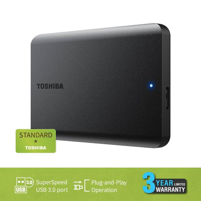TOSHIBA Canvio Basics 4TB ポータブル外付けHDD - USB 3.0 PC ノートパソコン Windows Mac用 外付けハードドライブ - ブラックマット_3