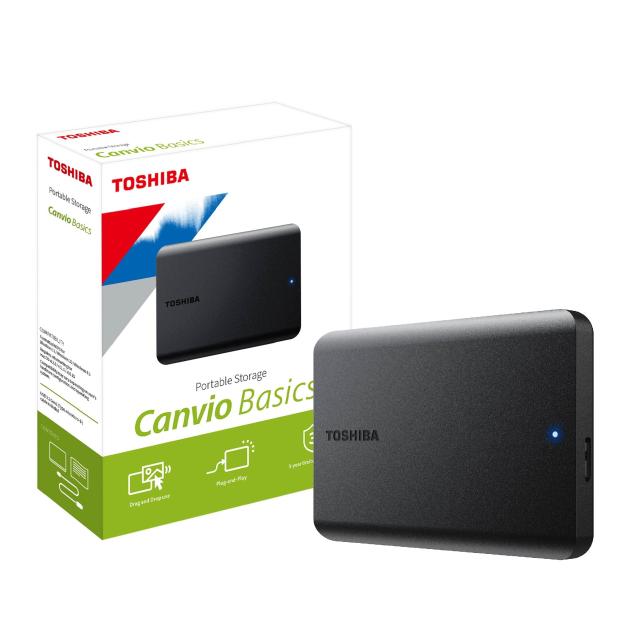 TOSHIBA Canvio Basics 4TB ポータブル外付けHDD - USB 3.0 PC ノートパソコン Windows Mac用 外付けハードドライブ - ブラックマット_5