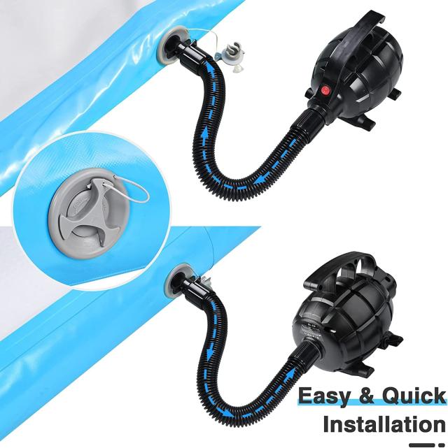 (200*100*10cm, ブルー)エアートラック 体操 エアマット タンブリングマット (1/3/4/5/6M長さ１ｍ幅10/20cm厚) 体操転倒マット インフレの通販は