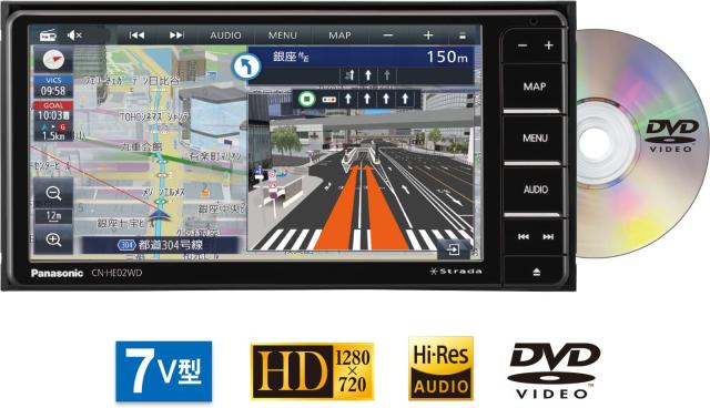 パナソニック(Panasonic) カーナビ ストラーダ 7インチ ワイド CN