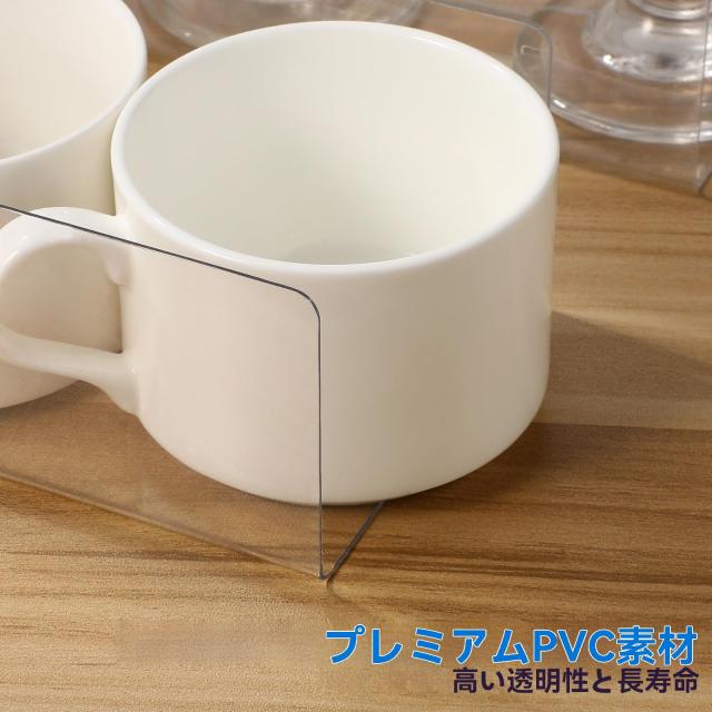 STOBAZA 棚仕切り板 I字 商品仕切り板 20個 12cm 透明商品 シェルフ 棚