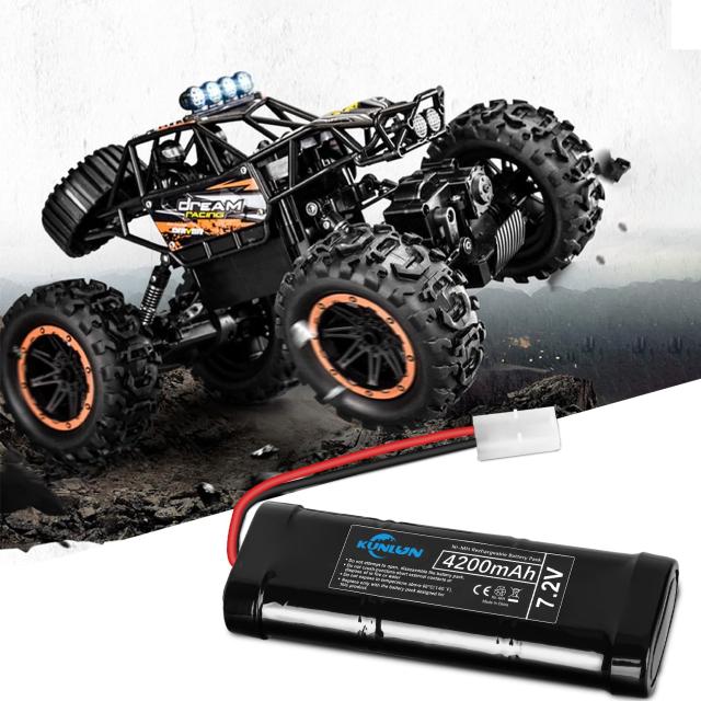 ラジコン バッテリー7.2v NiMHニッケル水素バッテリー 4200mAh KUNLUN