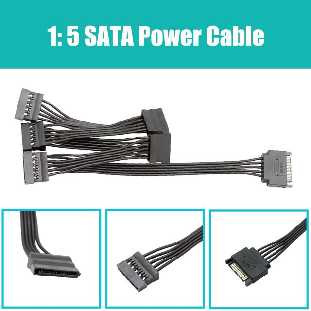 GLOTRENDS SA3116J 16ポートPCIe SATA3.0拡張カード、SATAケーブルおよび1:5 SATAスプリッタ電源ケーブル付属、Windows,Linux,Mac OS,NAS_6