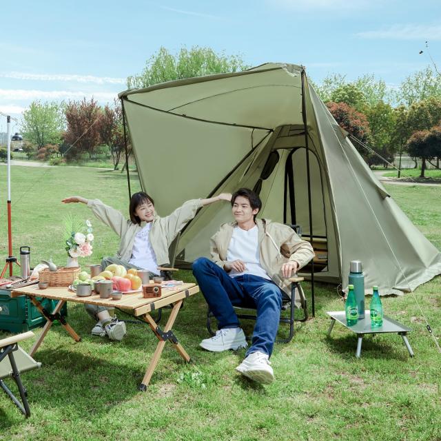 TIMBER RIDGE テント ティピーテント 1-2人用 フレーム型 ツー
