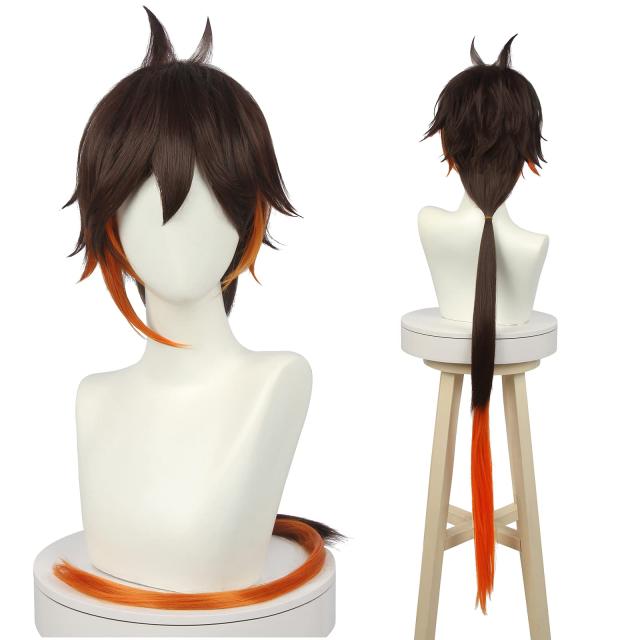 NOKIJP] 原神 コスプレ 鍾離 コスプレ衣装 ウィッグ付き 璃月