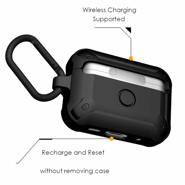 Aulumu A19 Airpods Pro ケースカバー ロック付き| AirPods Pro Aulumu A19 Airpods Pro ケースカバー ロック付き| AirPods Pro