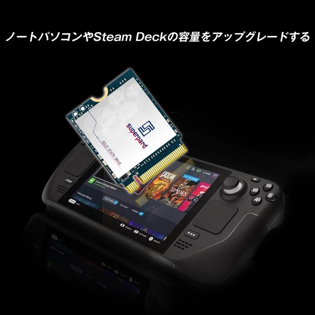 Superpard SSD 1TB NVME M.2 2230 PCIe Gen 3.0x4 30mm 内蔵型 ゲームSSD Steam Deck Surface Pro Dell Lenovo HP Ultrabookなどノートパ_2