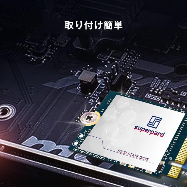 Superpard SSD 1TB NVME M.2 2230 PCIe Gen 3.0x4 30mm 内蔵型 ゲームSSD Steam Deck Surface Pro Dell Lenovo HP Ultrabookなどノートパ_5